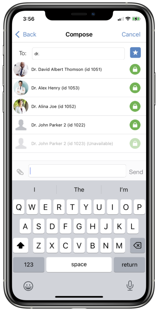 screenshot of Spok Care Connect